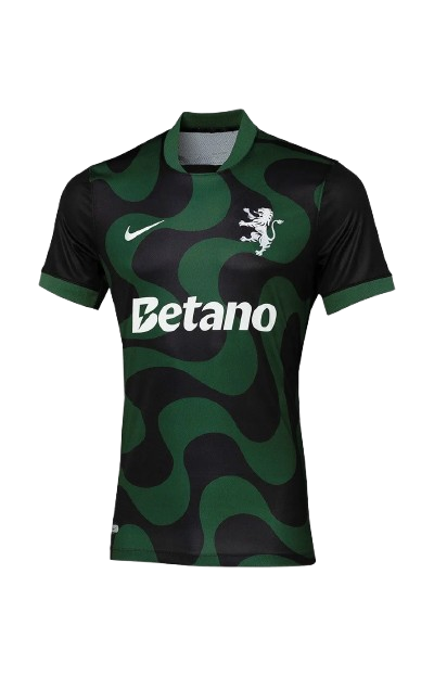 Camisola Alternativa Preta Sporting 25/26