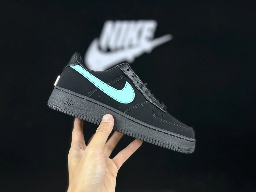 Nike Air Force 1 Tiffany Preto - Vista 9