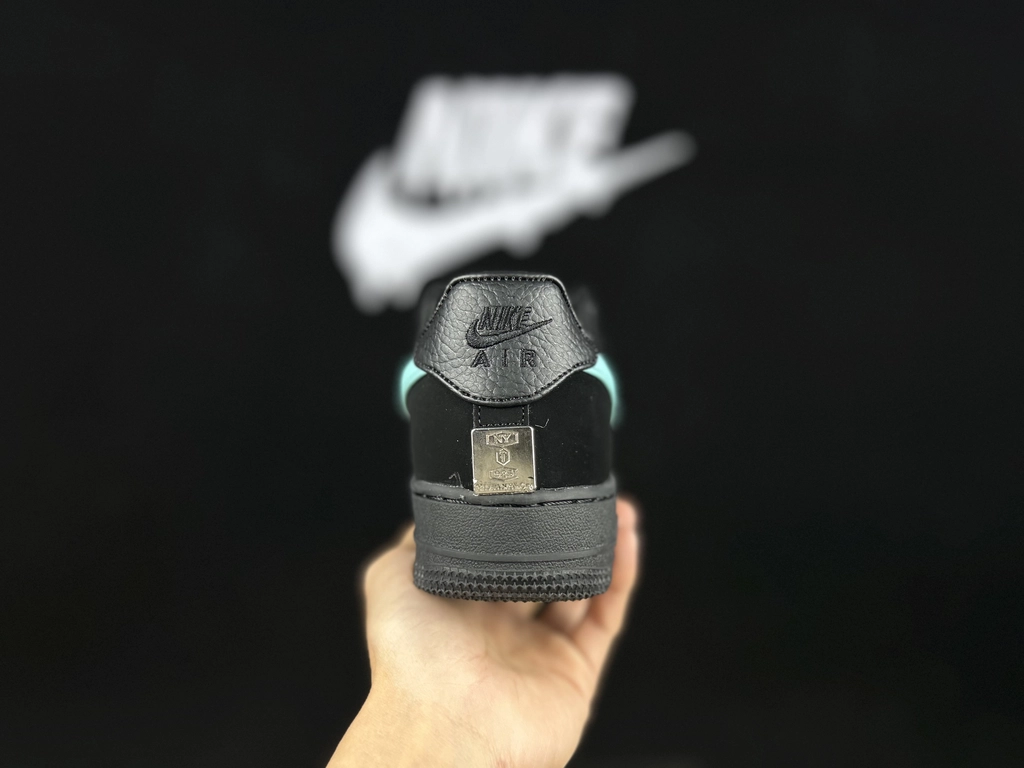 Nike Air Force 1 Tiffany Preto - Vista 7