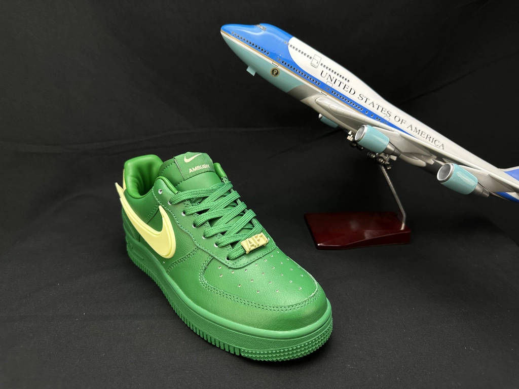 Nike Air Force 1 Grande Swoosh Verde 3 - Vista 8
