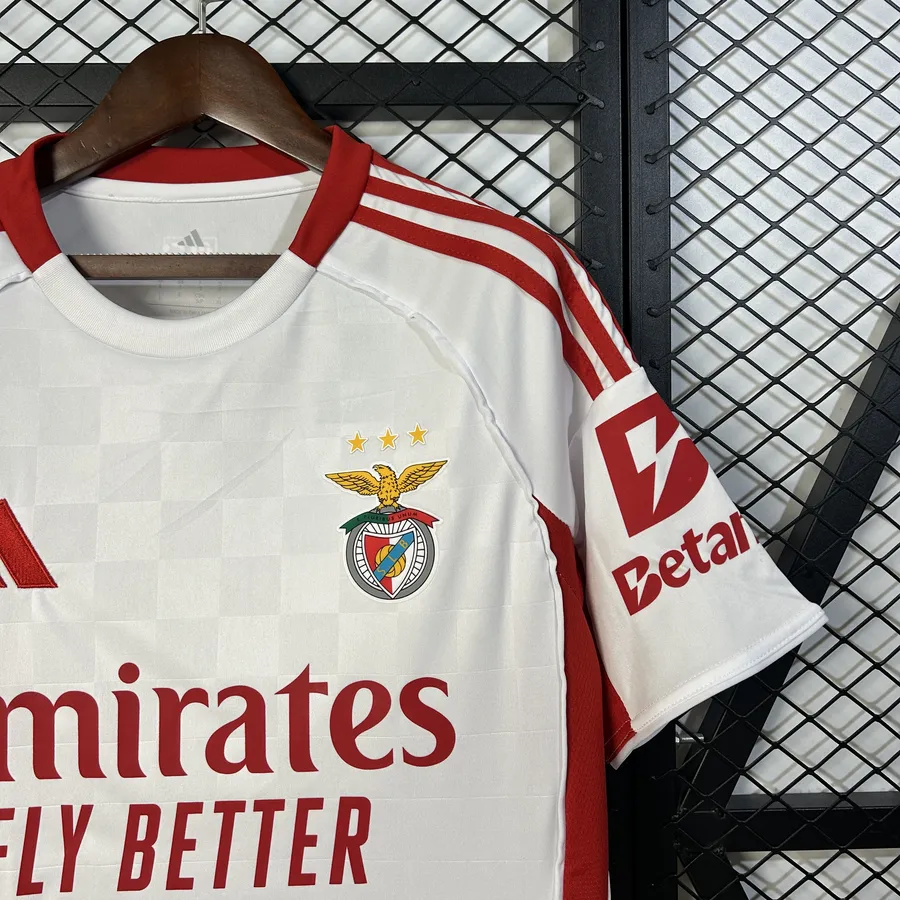 Camisola Alternativa Branca SL Benfica 2025/26 - Vista 3