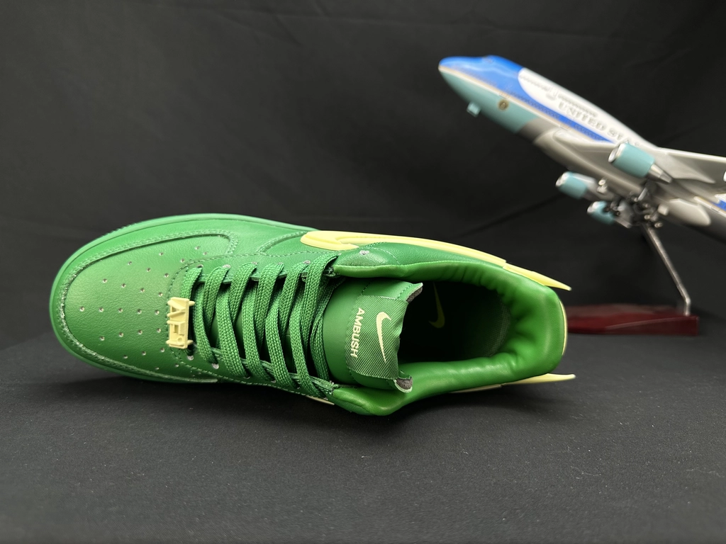Nike Air Force 1 Grande Swoosh Verde 3 - Vista 7