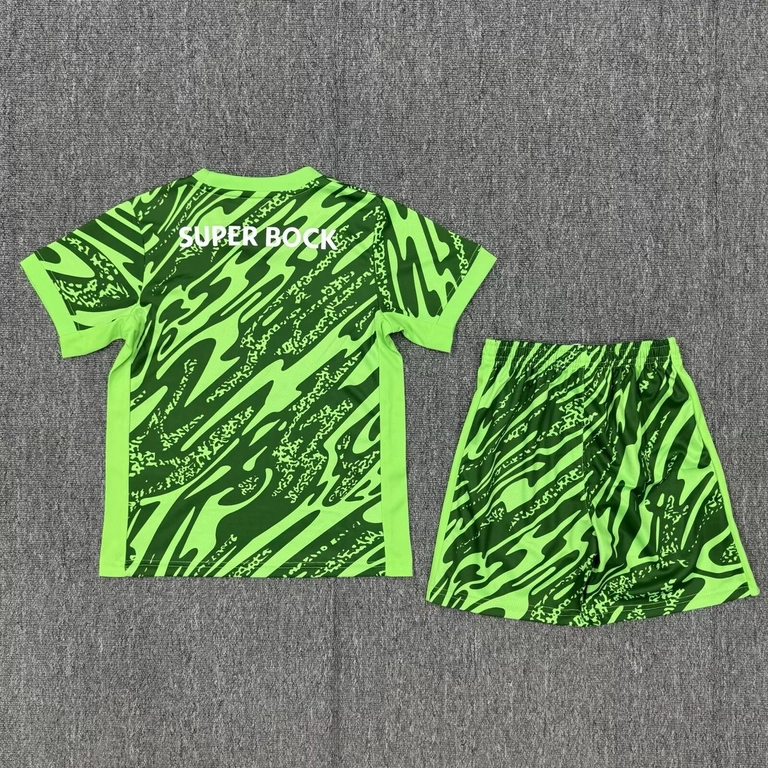 Kit Criança Guarda-Redes Sporting CP 2025/26 - Verde - Vista 2