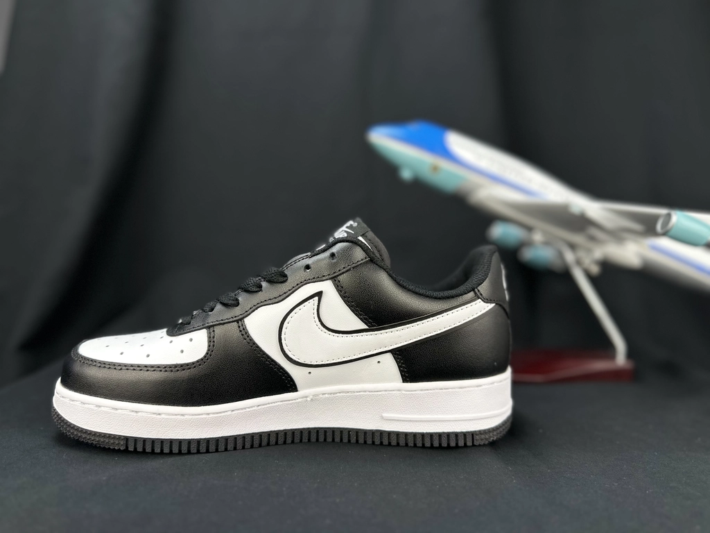 Nike Air Force 1 Duplo Swoosh Panda - Vista 7