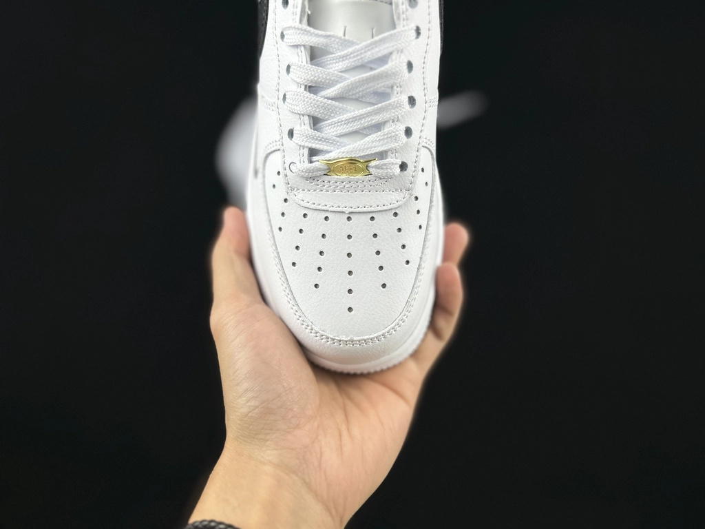 Nike Air Force 1 40.º Aniversário Branco e Preto - Vista 7
