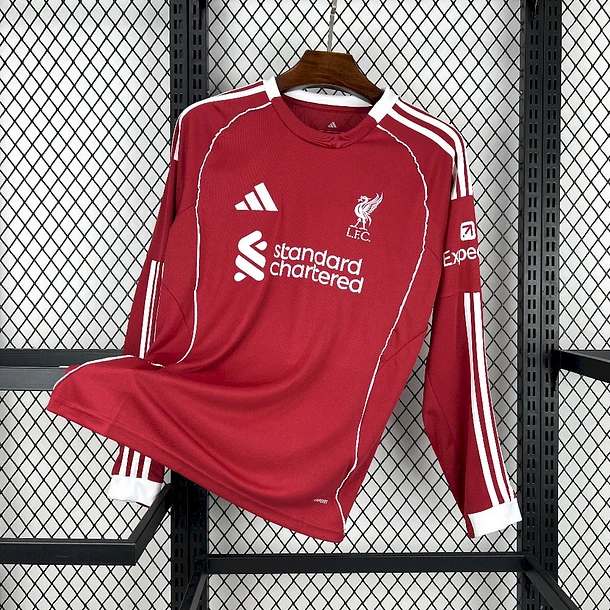 Camisola Liverpool Principal Manga Comprida 2025/26