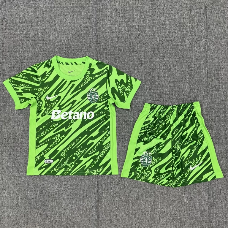 Kit Criança Guarda-Redes Sporting CP 2025/26 - Verde