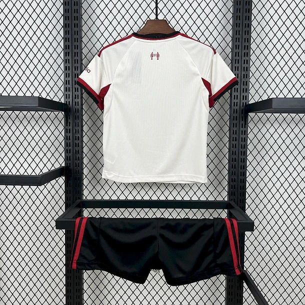 Kit Criança Liverpool Alternativa 2025/26 - Vista 2