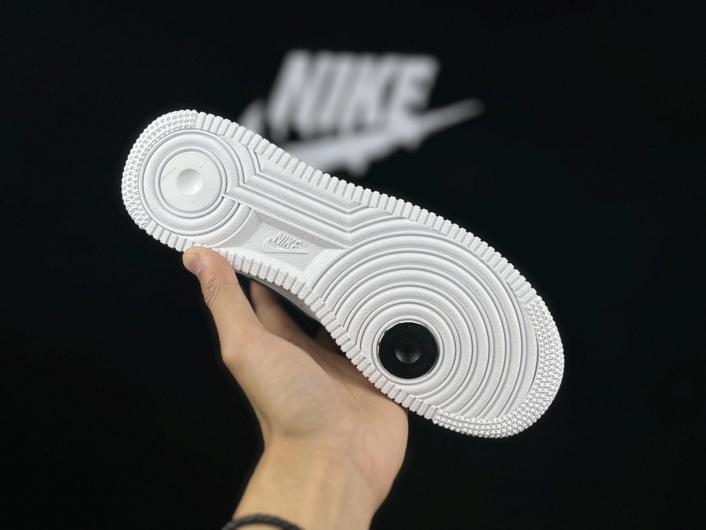 Nike Air Force 1 40.º Aniversário Branco e Preto - Vista 8