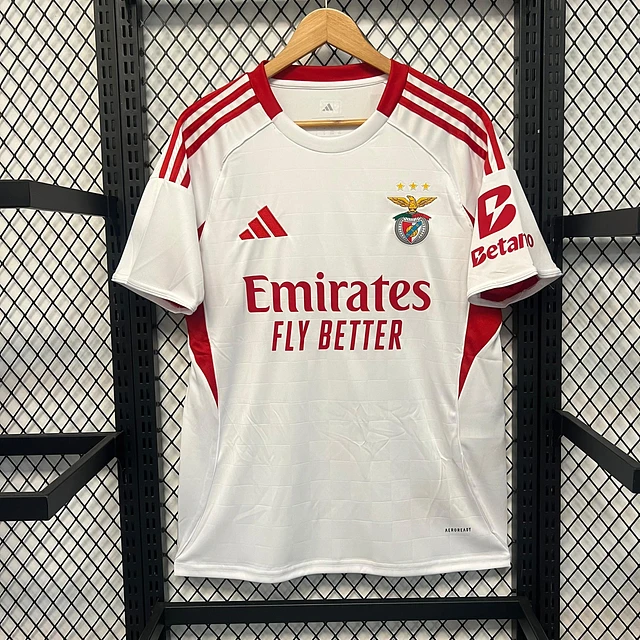 Camisola Alternativa Branca SL Benfica 2025/26