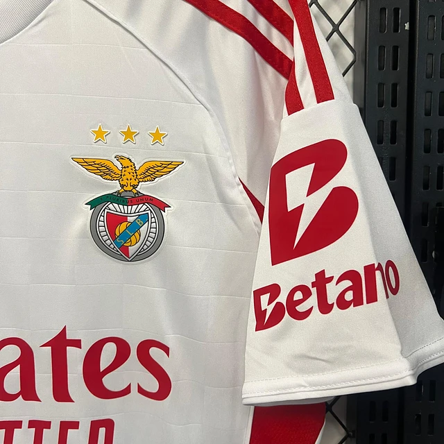 Camisola Alternativa Branca SL Benfica 2025/26 - Vista 4