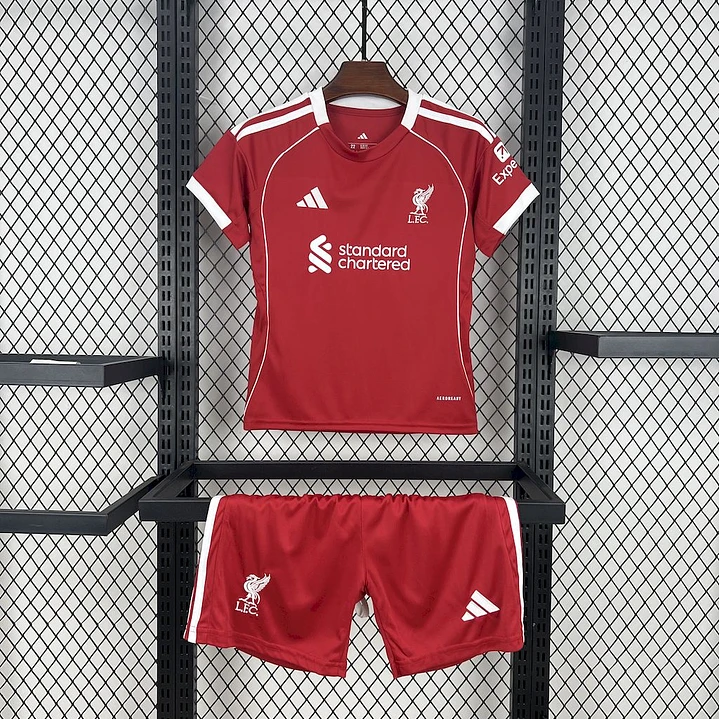Kit Criança Liverpool Principal 2025/26